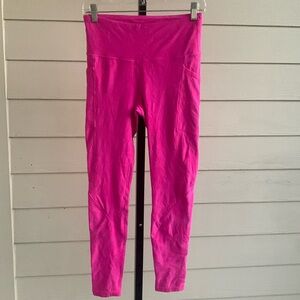 Mono b pink yoga full length leggings size medium